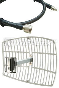 2.4GHz OMNI 8dBi Antenna + 3M Cable (RP SMA)