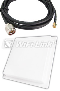 2.4GHz PANEL 16dBi Antenna + 5M Cable (RSMA)