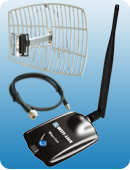 WIFI-Link Warrior  802.11b/g/n 1000mW High Power Adapter + 19dBi Grid + 5m/15ft