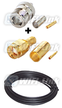 N female to SMA male (LLC 200/5m)