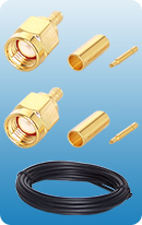 SMA male to SMA male (LLC 200/3m)
