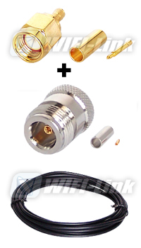 N female to SMA male (LLC 100/50cm)
