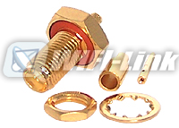 SMA FEMALE BULKHEAD WITH ORING 