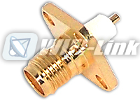 SMA FEMALE PANEL MOUNT-4 HOLES