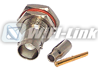 BNC FEMALE BULKHEAD L1